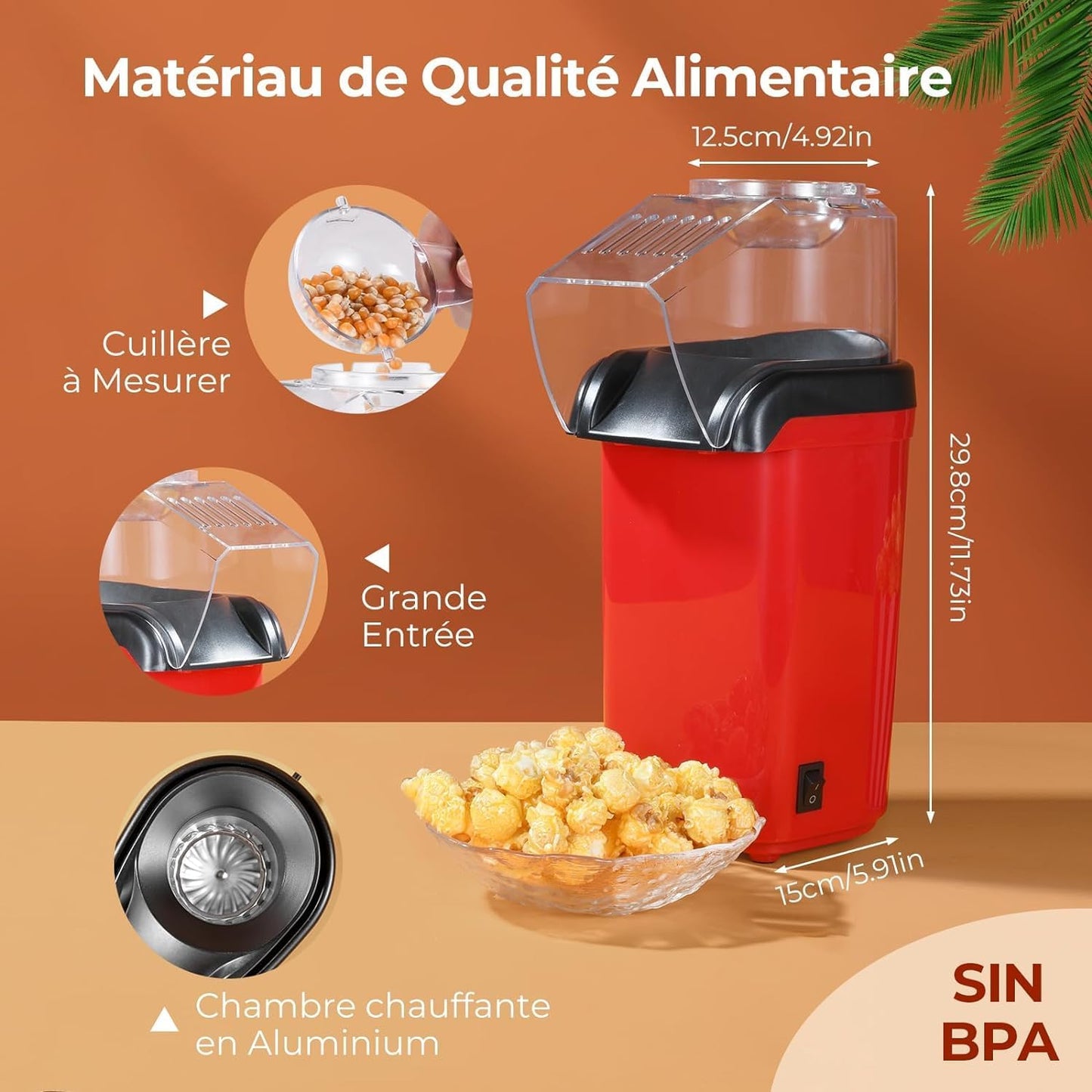 Machine à Pop-Corn Électrique 🍿