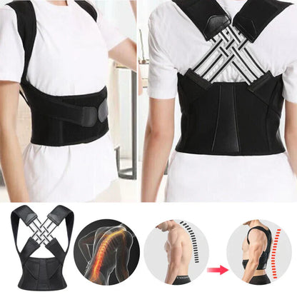 Correcteur De Posture Pour Attelle Dorsale Réglable Hommes et Femmes